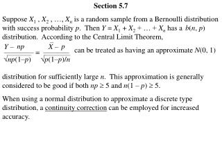 Section 5.7