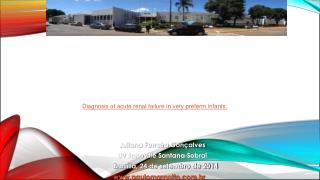 DIAGNÓSTICO DE FALÊNCIA RENAL AGUDA EM PREMATUROS EXTREMOS