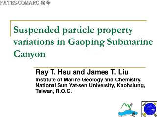 Suspended particle property variations in Gaoping Submarine Canyon