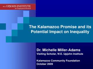 The Kalamazoo Promise and its Potential Impact on Inequality