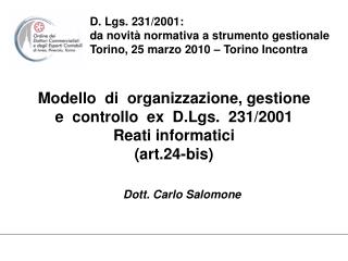 Dott. Carlo Salomone
