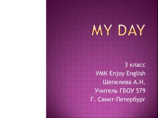 My day