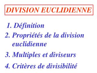 1. Définition