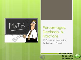 Percentages, Decimals, &amp; Fractions