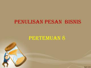 Penulisan Pesan Bisnis