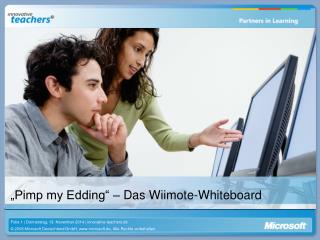 „Pimp my Edding“ – Das Wiimote-Whiteboard