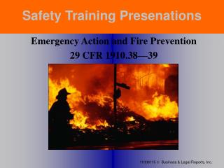 Safety Training Presenations