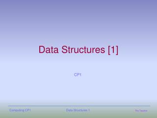 Data Structures [1]