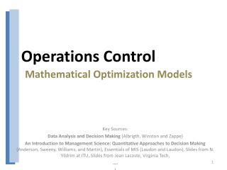 Operations Control