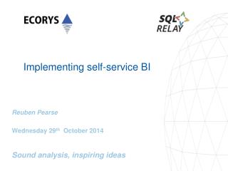 Implementing self-service BI