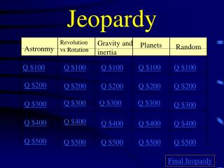 Jeopardy