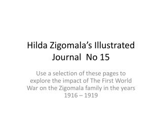 Hilda Zigomala’s Illustrated Journal No 15