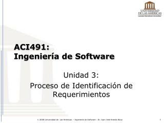 ACI491: Ingeniería de Software