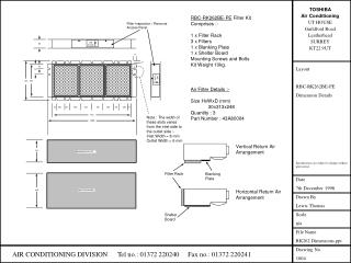 Date 7th December 1998 Drawn By Lewis Thomas Scale n/a File Name RK262 Dimensions Drawing No.