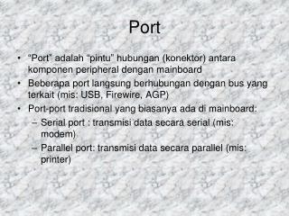 Port