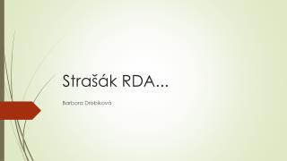 Strašák RDA...