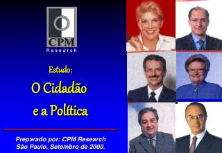 Estudo: O Cidadão e a Política