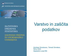 Varstvo in zaščita podatkov