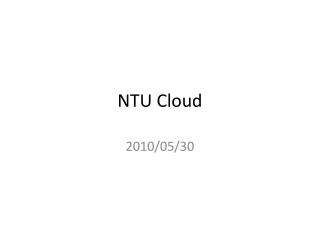 NTU Cloud