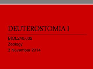 Deuterostomia i