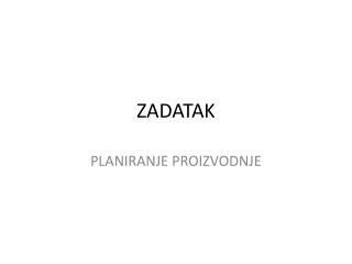 ZADATAK