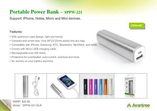 Portable Power Bank – SPPW-221