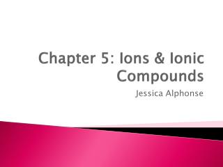 Chapter 5: Ions &amp; Ionic Compounds