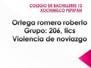 Colegio de bachilleres 13 Xochimilco pepepán