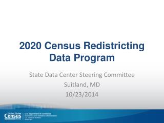 2020 Census Redistricting Data Program