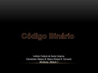 Código Binário