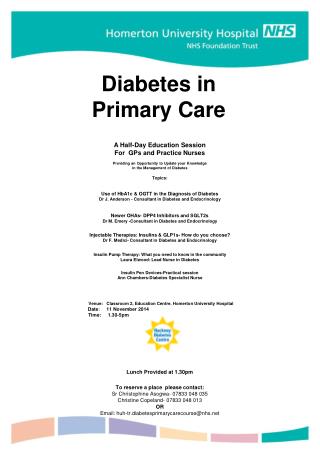 Diabetes in Primary Care