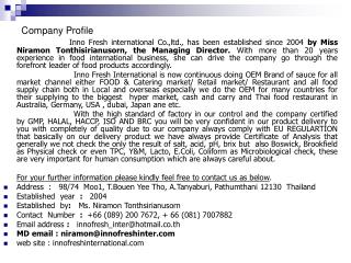 Company Profile