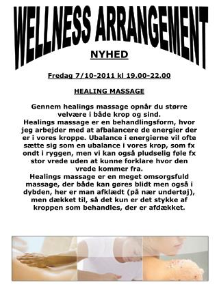 WELLNESS ARRANGEMENT