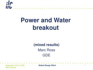 Power and Water breakout