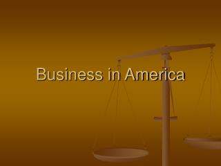 Business in America