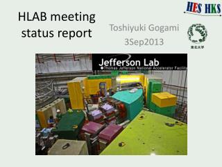 HLAB meeting status report