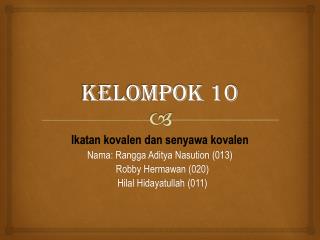 Kelompok 10