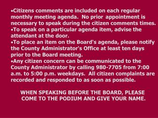 BOARD AGENDA 		 Regular Meeting PULASKI COUNTY	 Sept. 26, 2005