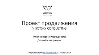 Проект продвижения VISOTSKY CONSULTING