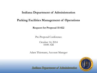 Indiana Department of Administration