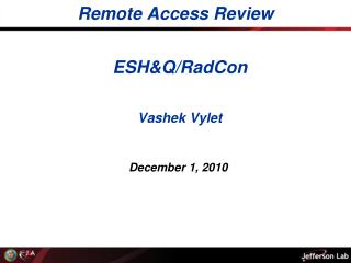 Remote Access Review