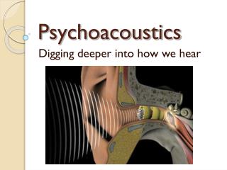 Psychoacoustics