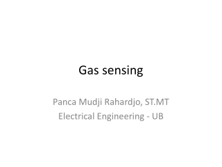 Gas sensing
