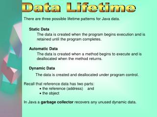 Data Lifetime