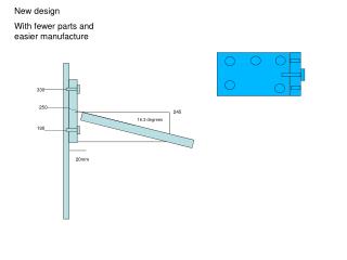 New design With fewer parts and easier manufacture