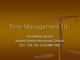 Time-Management 101