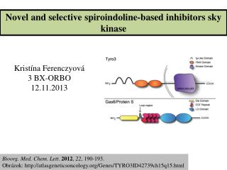 Novel and selective spiroindoline-based inhibitors sky kinase