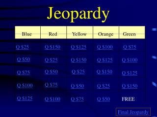 Jeopardy