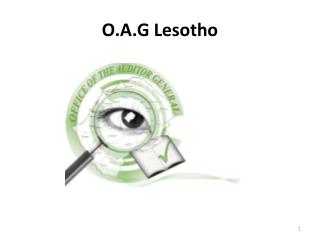 O.A.G Lesotho