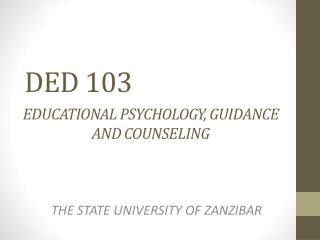 DED 103